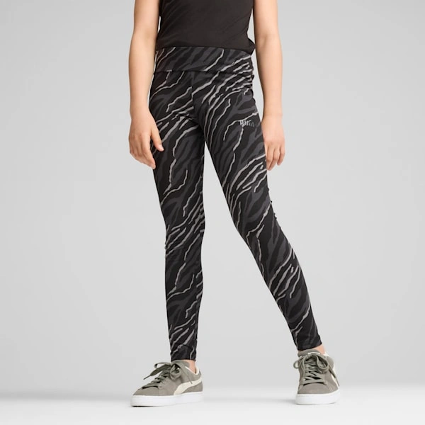 PUMA Animal Print Leggings for Big Kids: Unleash the Wild Side, Yeah!