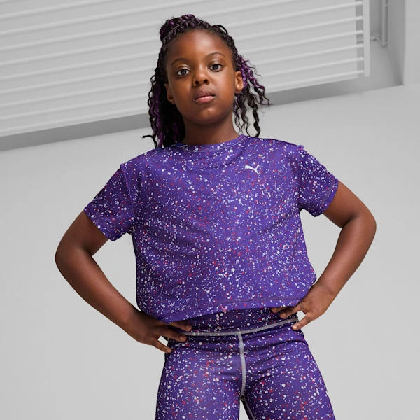 PUMA's Little Train Lover: Short Tee for Big Adventures.